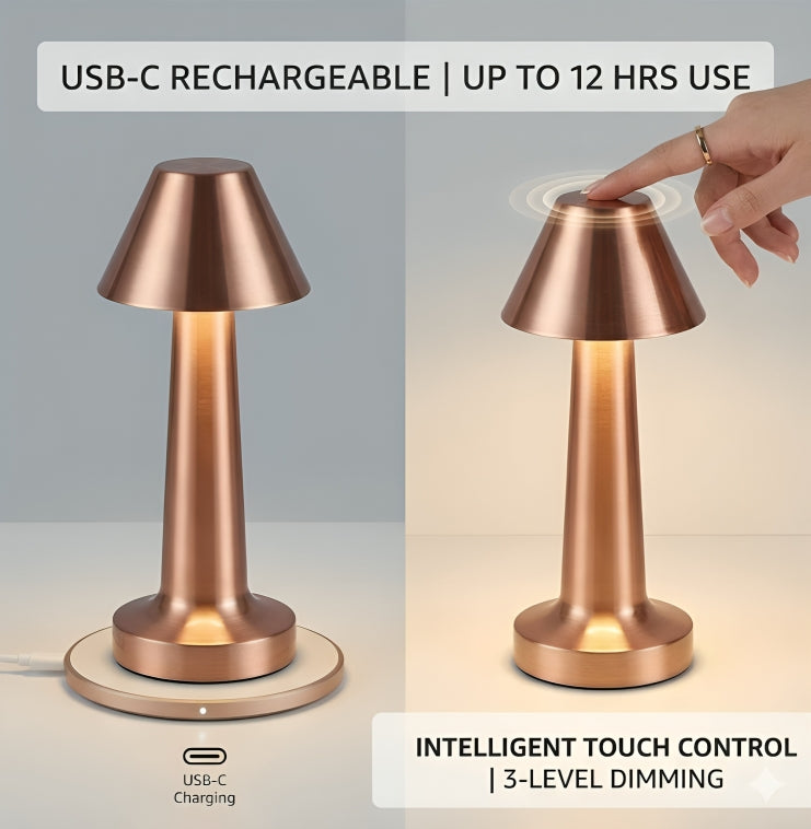 3 in 1 Rechargeable Cordless Table Light Lamp