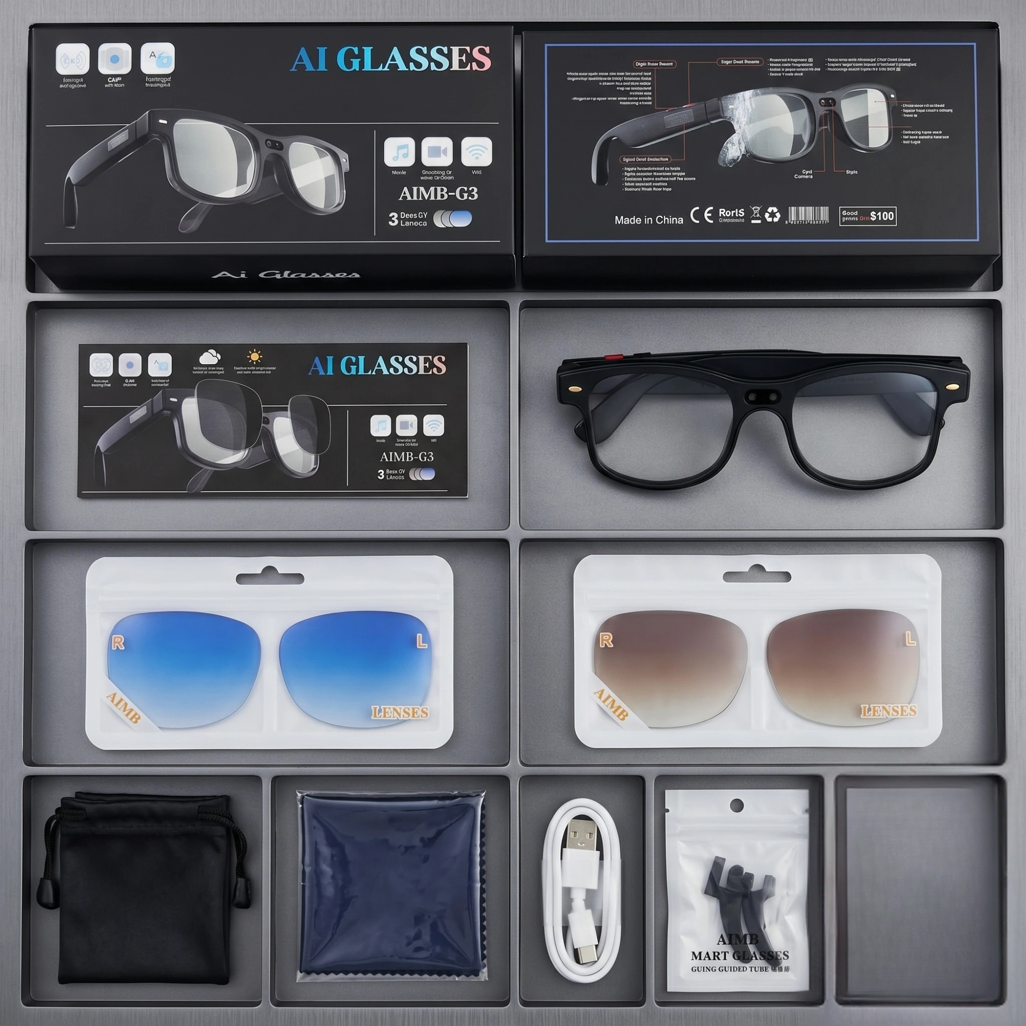 AIMB-G3 Smart AI Glasses